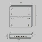 Беспроводная панель управления освещением, DRC034-8-B. TM Maytoni