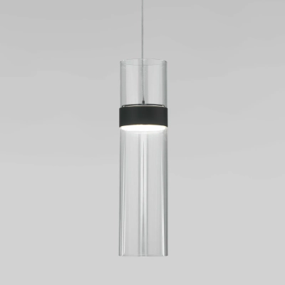 Подвесной светильник 50244/1 LED черный/прозрачный, LED