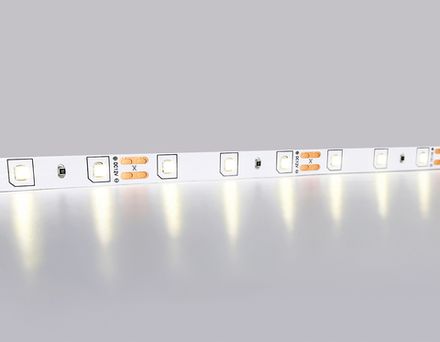 Светодиодная лента GS1002 2835 60Led/ 4.8W m/ 12V IP20 4500K/ 5000*8*1.2mm/ кратность резки 50mm (2 конт.)