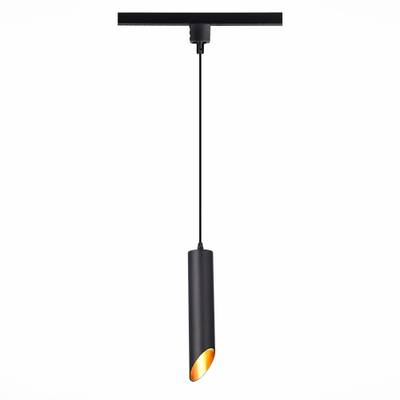 ST152.406.01 Светильник трековый Черный GU10 1*50W IP20 D60xH300 220V Без ламп