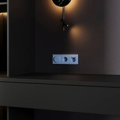 VLS002015 Накладка для светорегулятора поворотно-нажимного, S70 (деним). (ТМ Maytoni)