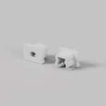 Комплект заглушек (для профиля ALM-1007-S-2M) 2 шт., 642010. TM Maytoni