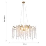 Подвесная люстра Liana 4134-9P. ТМ Favourite