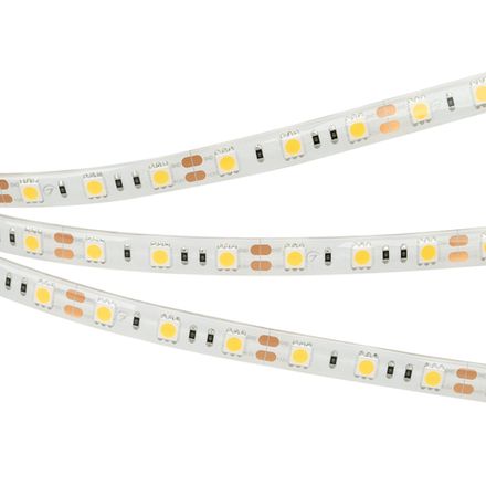 Лента RTW 2-5000SE 12V Warm 2x (5060, 300 LED, LUX) (Arlight, 14.4 Вт/м, IP65)