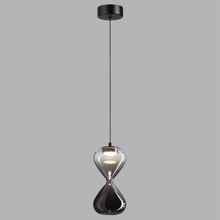 5092/4L PENDANT ODL25 415 черный/прозрачн/дымчатый градиент/металл/стекло Подвес LED 4W 4000K 388Лм GLESSI
