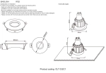 Светильник встроенный Crystal Lux CLT 032C1 WH 1400/175