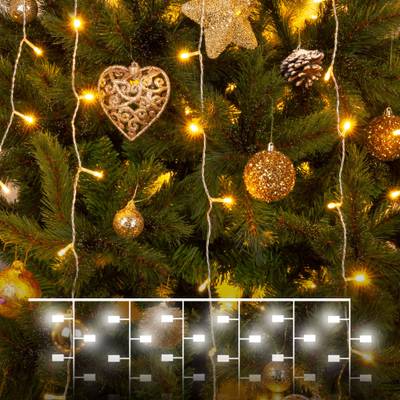 Светодиодная гирлянда занавес теплый белый 2*3м IP20 200-002 теплый белый, LED