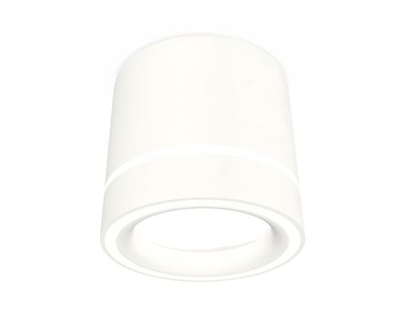 Комплект накладного светильника с акрилом XS8110004 SWH/FR белый песок/белый матовый GX53 (C8110, N8433)