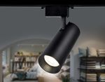 Трековый однофазный светодиодный светильник GL5859 BK черный LED 20W 4200K 24°