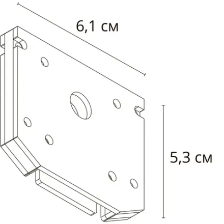 Заглушка для магнитного шинопровода Arte Lamp LINEA-ACCESSORIES A484206E