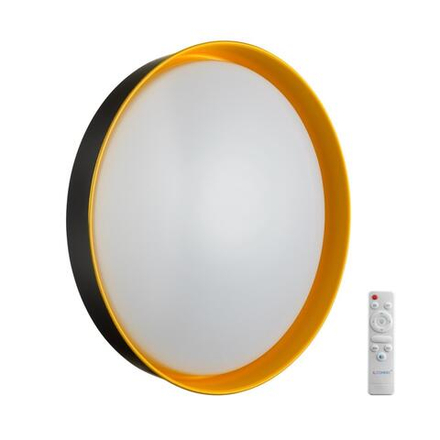 7711/EL COLOR SN 157 Светильник пластик/желтый LED 70Вт 3000-6000К D510 IP43 пульт ДУ TUNA YELLOW