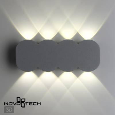 358561 STREET NT21 374 темно-серый Ландшафтный настенный светильник IP54 LED 4000K 8W 85-265V CALLE