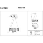 Подвесной светильник Colline G9x4, MOD083PL-04CH. TM Maytoni