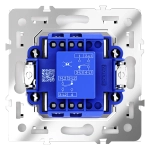 VLS010503 Перекрестный переключатель встраиваемый VOLTUM S70 одноклавишный 10А, (кашемир). (ТМ Maytoni)