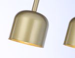 Светильник подвесной TR97118/3 GD/BK золото/черный E27*3 max 40W D130*113*1200
