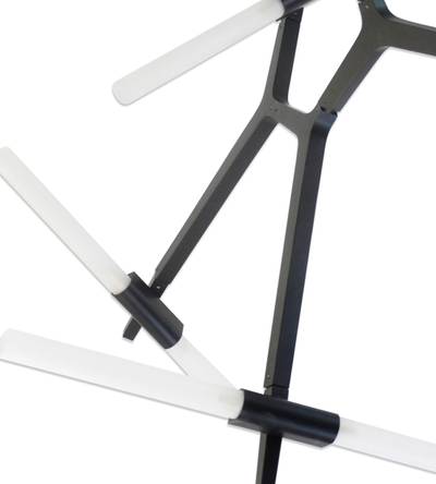 07531-12,19 Люстра Никс черный w130*53 h53-93 G9 12*5W (Led) (лампы в комплекте)