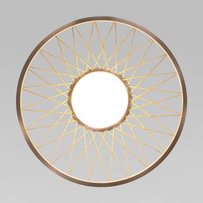 Потолочный светодиодный светильник 40018/1 LED коричневый