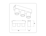 Светильник светодиодный трековый для шинопровода Magnetic Ultra Slim GV1503/3 WH белый IP20 6W 4200K 48V 24° 122*26*55