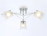 Светильник подвесной TR303071/3 WH/CH/FR белый/хром/белый матовый E27/3 max 40W D560*250