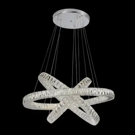 Eletto Olimpia EL330P90.1 LED Люстра хрустальная с пультом Хром