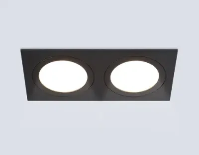 Светильник встраиваемый TN51827/2 BK черный GX53/2 max 15W 215*110*39