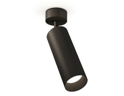 Комплект накладного поворотного светильника XM6343002 SBK/PBK черный песок/черный полированный MR16 GU5.3 (A2210, C6343, N6131)