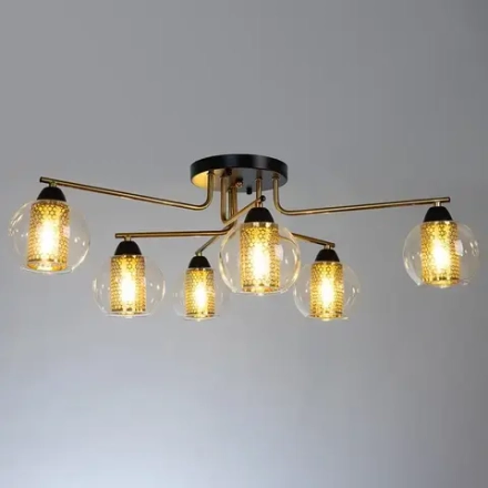 Потолочная люстра Arte Lamp MANCHESTER A7045PL-6BK, 6хE14