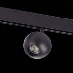 ST354.436.12 Магнитный трековый светильник Черный LED 1*12W 3000K 680Lm Ra&gt;80 36° IP20 L120xW100xH195 48V