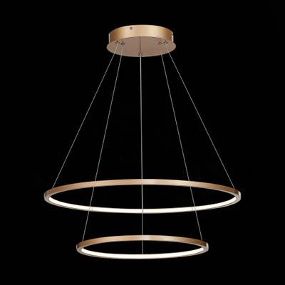 ST603.243.56 Светильник подвесной ST-Luce Золотистый/Белый LED 1*56W 4000K