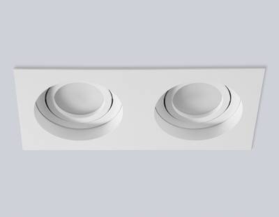 Светильник встраиваемый TN102759/2 WH белый IP20 GU5.3/2 200*100*32