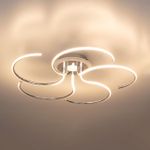 Citilux Джемини CL229251E LED RGB Люстра с пультом Хром