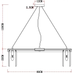 Подвесная люстра Arte Lamp SECUNDA A1003LM-12CC, 12хE14