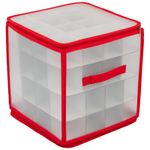 Коробка для хранения елочных игрушек (64 секции), 7 см
