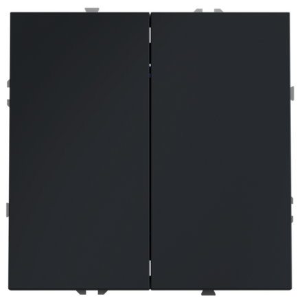 VLS020507 Перекрестный переключатель встраиваемый VOLTUM S70 двухклавишный 10А, (графит). (ТМ Maytoni)