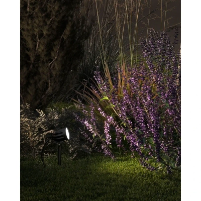 Грунтовый светильник Arte Lamp ELSIE A1127IN-1BK, 1хLED
