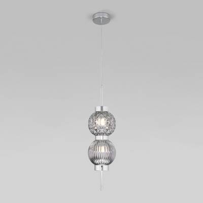 Подвесной светильник со стеклянными плафонами 50186/2 хром