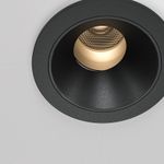 Встраиваемый светильник Wise 3000K 7W 36°, DL057-7W3K-B. TM Maytoni