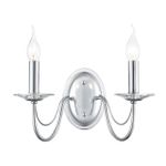 8034/2W CLASSI LN26 металл/стекло, хром/прозрачный Бра E14 2*40W 220V INCANTO
