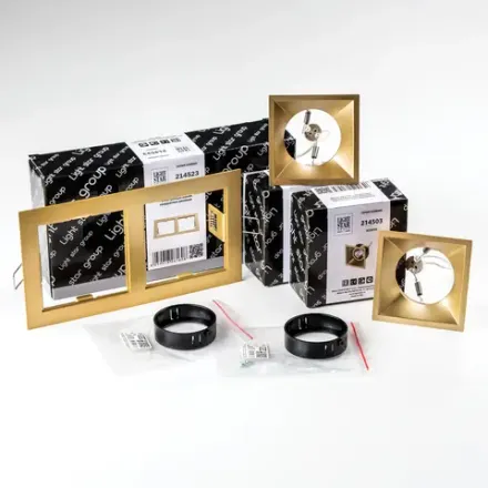 D5230303BMOD Светильник DOMINO QUADRO под LED модуль/лампу МR16 (214523+214503+214503+214007+214007)