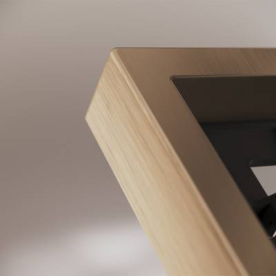 VLSM120309 Рамка металлическая на 3 поста, S70 Metal (латунь). (ТМ Maytoni)