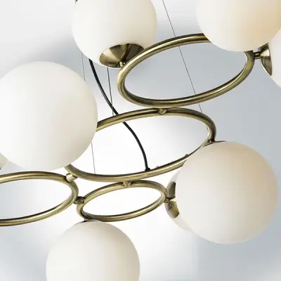 815091 Люстра GLOBO 9х40W G9 ЛАТУНЬ Lightstar