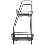 Этажерка настольная двухуровневая L’ordine Nero, 31,5*17*33 см