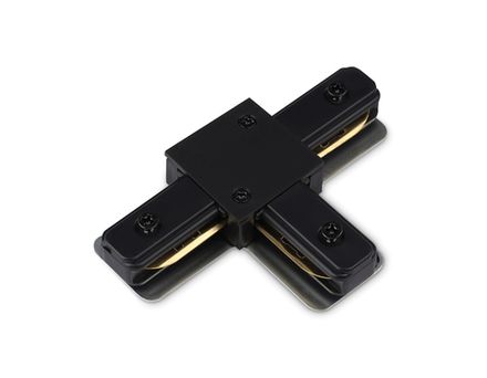 Коннектор Т-образный для однофазного шинопровода Standard 220V GL7168 BK черный 105*70*20
