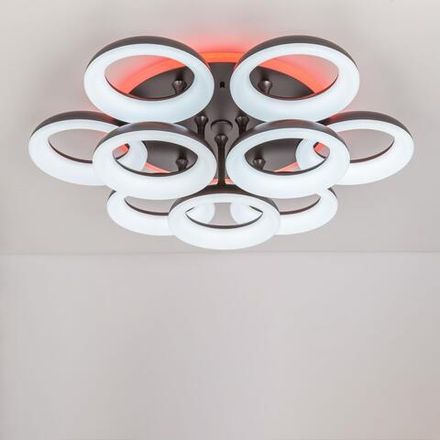 Citilux Паркер Смарт CL225A195E RGB Умная люстра Венге