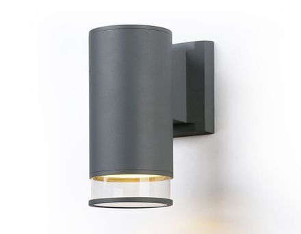 Светильник уличный настенный архитектурный ST3818 GR/CL серый/прозрачный IP54 GU10 max 35W 187*90*160