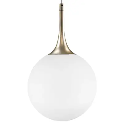 813023 Подвес GLOBO 1х40W E14 champagne gold/white Lightstar