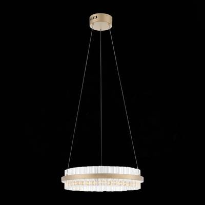 SL383.203.01 Светильник подвесной ST-Luce Золотистый/Золотистый, Прозрачный LED 1*34W 3000K