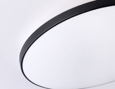 Светильник светодиодный потолочный FZ1226 BK черный IP44 24W 4200K D372*55 (Без ПДУ)