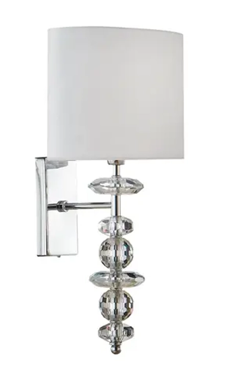 Бра Crystal Lux ARMANDO AP1.2 CHROME 0180/401.2