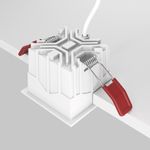 Встраиваемый светильник Alfa LED 4000K 10Вт 36°, DL043-01-10W4K-SQ-W. TM Maytoni